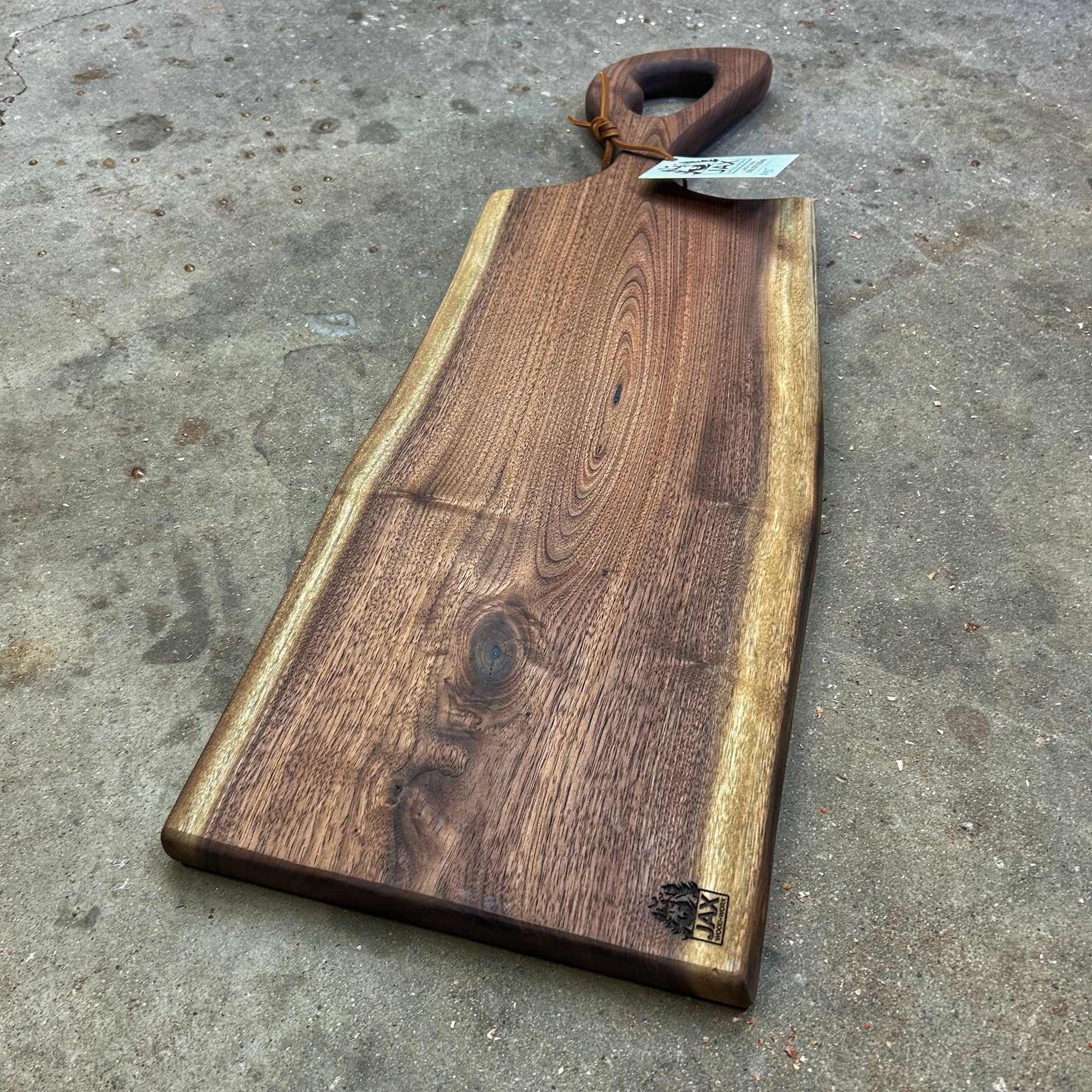 Black Walnut Live Edge Charcuterie good Board