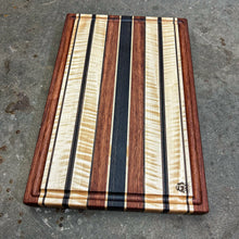 Load image into Gallery viewer, Cutting Board - Wenge, Walnut, Curly Maple, Bubinga