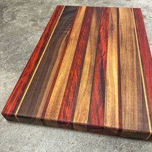 Load image into Gallery viewer, Cutting Board -Padauk, Walnut, Monkeypod