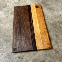 Load image into Gallery viewer, Hybrid Board - Walnut, Cherry, Red Oak, Maccasar Ebony