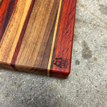 Load image into Gallery viewer, Cutting Board -Padauk, Walnut, Monkeypod