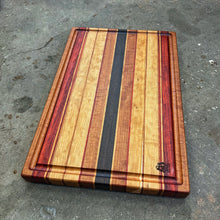 Load image into Gallery viewer, Cutting Board - Cherry, Paduak, Walnut, Makore