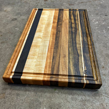Load image into Gallery viewer, Cutting Board - Cherry, Maple, Wenge, Ash, Shedua, Black Limba