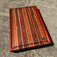 Load image into Gallery viewer, Cuttinging Board - Paduak, Walnut, Makore, Sapele, Maple
