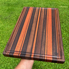 Load image into Gallery viewer, Cutting Board - Wenge, Walnut, Sapele