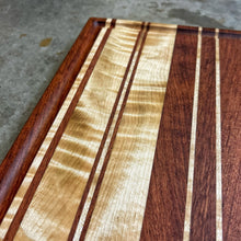 Load image into Gallery viewer, Cutting Board - Curly Maple, Bubinga