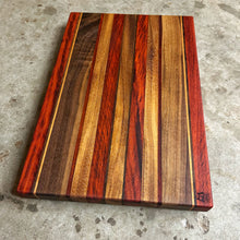 Load image into Gallery viewer, Cutting Board -Padauk, Walnut, Monkeypod