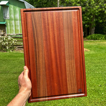 Load image into Gallery viewer, Cutting Board - Sapele, Mahogany, Walnut