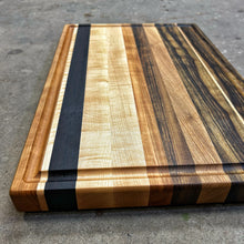 Load image into Gallery viewer, Cutting Board - Cherry, Maple, Wenge, Ash, Shedua, Black Limba