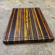 Load image into Gallery viewer, Cutting Board - Walnut, Cherry, Wenge, Shedua, Black Limba