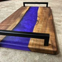 Load image into Gallery viewer, Epoxy Serving Tray - Purple