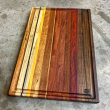 Load image into Gallery viewer, Cutting Board - Walnut, Shedua, Purple Heart, Mahogany, Bubinga, Sapele, Cherry, Yellow Heart, Maple, Wenge