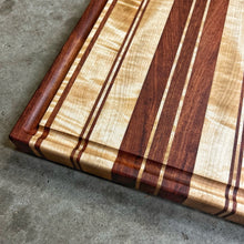 Load image into Gallery viewer, Cutting Board - Curly Maple, Bubinga