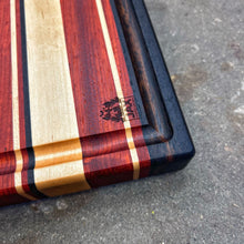 Load image into Gallery viewer, Cutting Board - Wenge, Paduak, Maple
