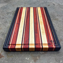 Load image into Gallery viewer, Cutting Board - Wenge, Paduak, Maple