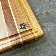 Load image into Gallery viewer, Cutting Board - Maple, Mahogany, Wenge, Curly Maple, Shedua, Cherry