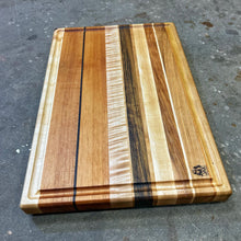 Load image into Gallery viewer, Cutting Board - Maple, Mahogany, Wenge, Curly Maple, Shedua, Cherry
