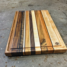 Load image into Gallery viewer, Cutting Board - Maple, Wenge, Cherry, Ash, Walnut, Shedua, Monkey Pod