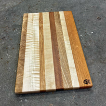 Load image into Gallery viewer, Cutting Board - Cherry, Curly Maple, Sapele, Ash, Mahogany