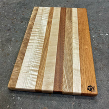 Load image into Gallery viewer, Cutting Board - Cherry, Curly Maple, Sapele, Ash, Mahogany