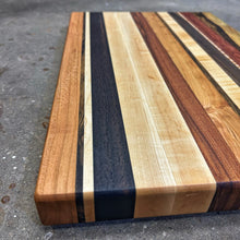 Load image into Gallery viewer, Cutting Board - Cherry, Maple, Wenge, Bubinga, Walnut, Black Limba