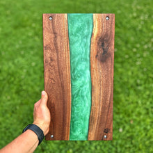 Load image into Gallery viewer, Epoxy Serving Tray - Seafoam Green