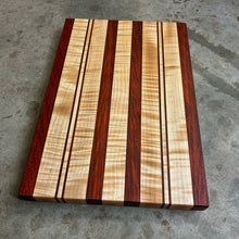 Load image into Gallery viewer, Cutting Board - Padauk, Curly Maple