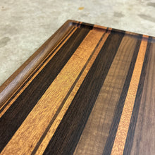 Load image into Gallery viewer, Cutting Board - Wenge, Walnut, Sapele
