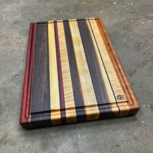 Load image into Gallery viewer, Cutting Board - Paduak, Cherry, Walnut, Maple, Curly Maple, Wenge, Ash, Makore
