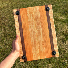 Load image into Gallery viewer, Cutting Board - Curly Maple, Mahogany, Walnut

