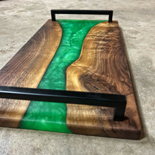 Load image into Gallery viewer, Epoxy Serving Tray - Seafoam Green
