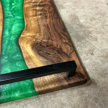 Load image into Gallery viewer, Epoxy Serving Tray - Seafoam Green
