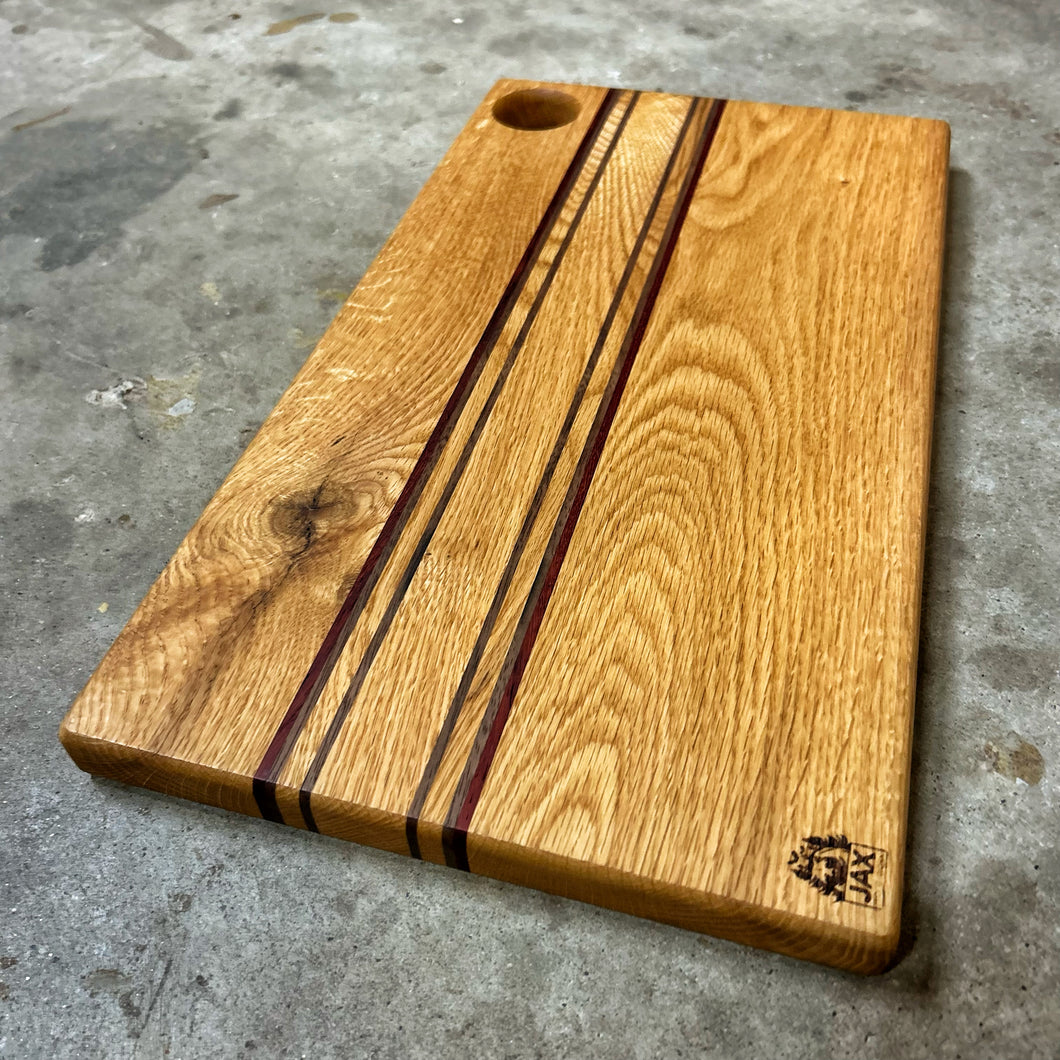 Hybrid Board - Red Oak, Walnut, Paduak
