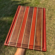 Load image into Gallery viewer, Cutting Board - Santos Mahogany, Maple, Walnut
