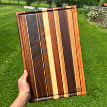 Load image into Gallery viewer, Cutting Board, Walnut, Maple, Cherry, Ash, Sapele
