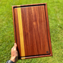 Load image into Gallery viewer, Cutting Board - Sapele, Yellowheart
