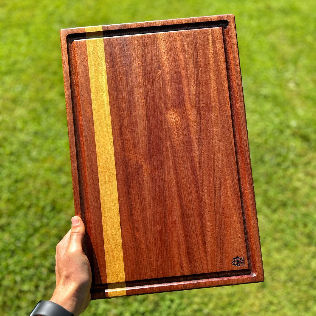 Cutting Board - Sapele, Yellowheart