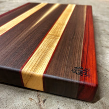 Load image into Gallery viewer, Cutting Board - Paduak, Walnut, Ash
