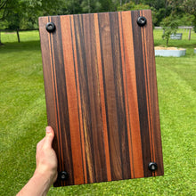 Load image into Gallery viewer, Cutting Board - Wenge, Walnut, Sapele
