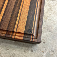 Load image into Gallery viewer, Cutting Board - Wenge, Walnut, Sapele
