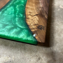 Load image into Gallery viewer, Epoxy Serving Tray - Seafoam Green
