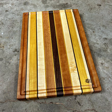 Load image into Gallery viewer, Cutting Board - Cherry, Maple, Yellowheart, Walnut
