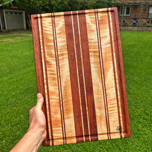 Load image into Gallery viewer, Cutting Board - Curly Maple, Bubinga
