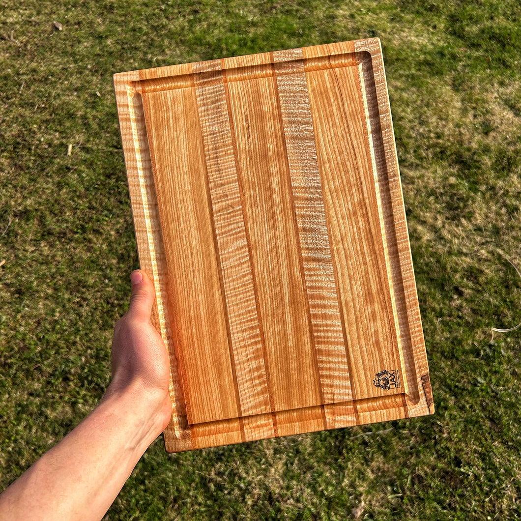 Cutting Board - Curly Maple, Maple, Cherry