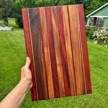 Load image into Gallery viewer, Cutting Board -Padauk, Walnut, Monkeypod
