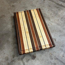 Load image into Gallery viewer, Cutting Board - Walnut, Red Zebrawood, Maple
