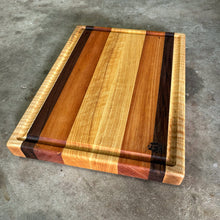 Load image into Gallery viewer, Cutting Board - Curly Maple, Mahogany, Walnut
