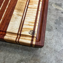Load image into Gallery viewer, Cutting Board - Curly Maple, Bubinga
