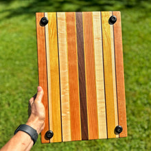 Load image into Gallery viewer, Cutting Board - Cherry, Maple, Yellowheart, Walnut
