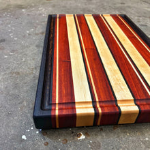 Load image into Gallery viewer, Cutting Board - Wenge, Paduak, Maple
